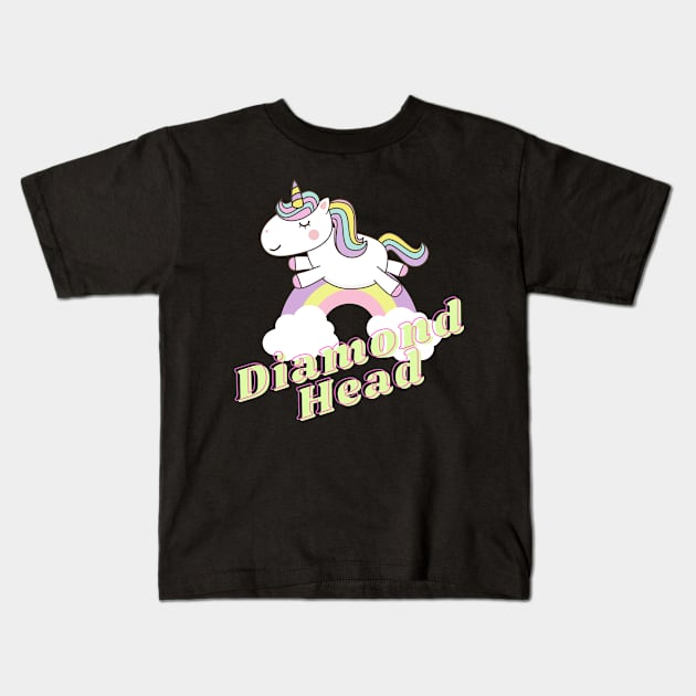 diam9nd head ll unicorn Kids T-Shirt by j and r
